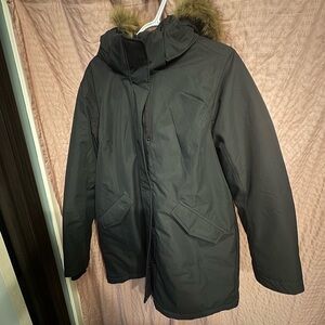 Denver Hayes Black Hooded winter Coat